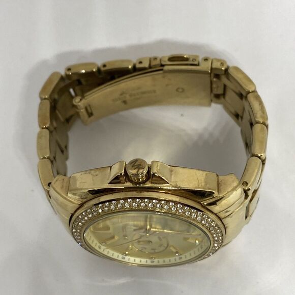 Michael Kors MK5691 Women's Gold Stainless Steel Analog Dial Quartz Watch MP67 - Picture 8 of 12